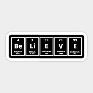 Believe Sticker